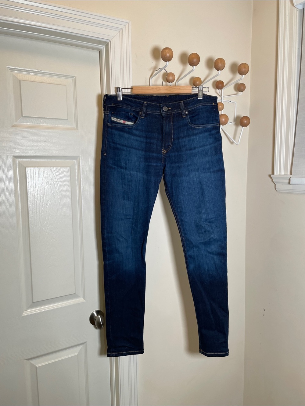 Diesel - Classic Y2K Tapered Skinny Jeans - Navy - 33